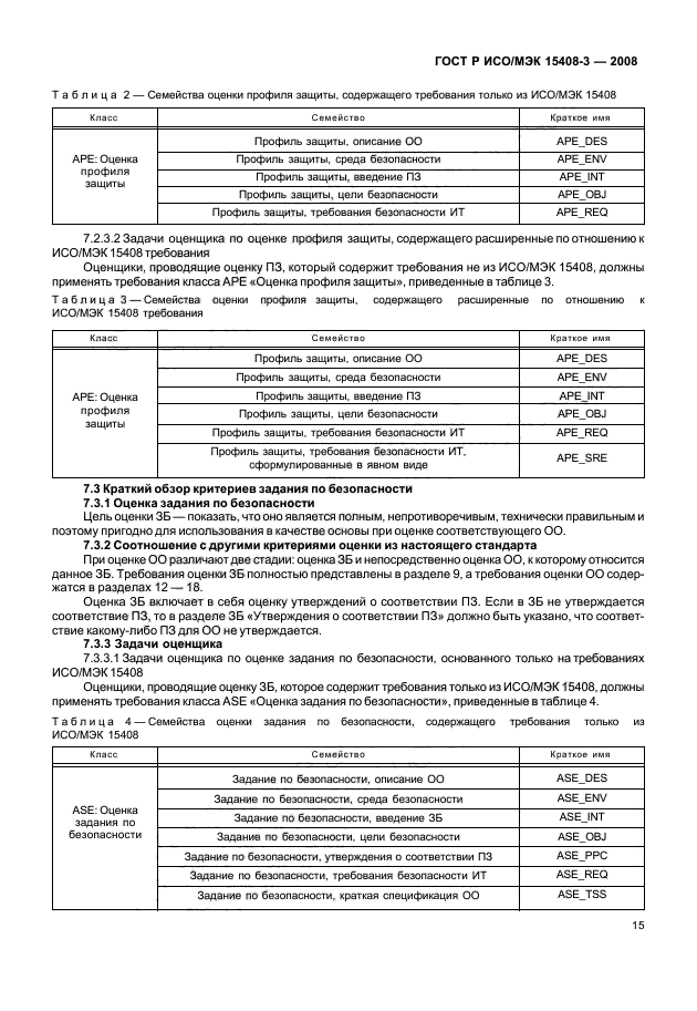 ГОСТ Р ИСО/МЭК 15408-3-2008