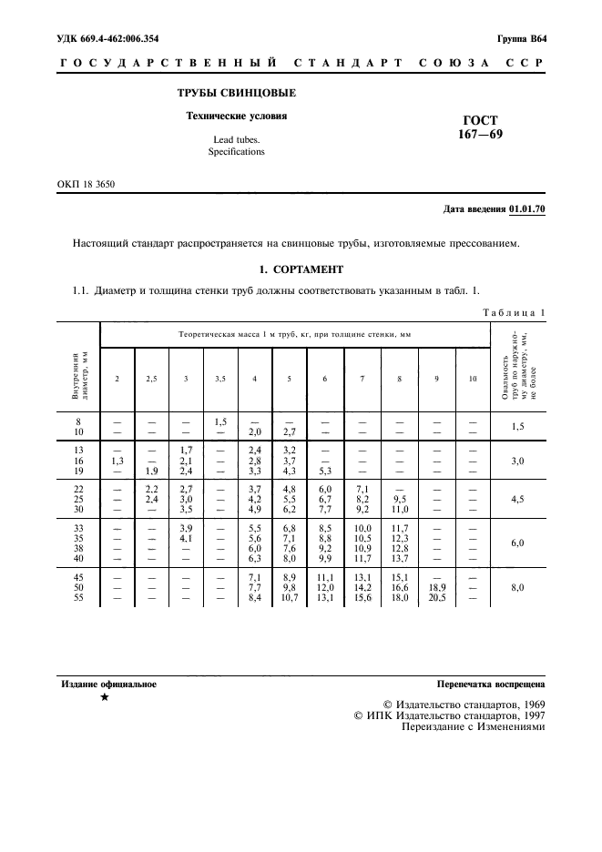 ГОСТ 167-69