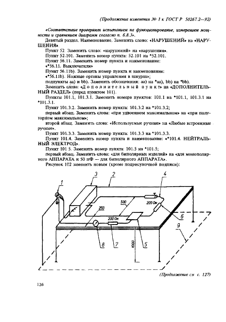Изменение №1 к ГОСТ Р 50267.2-92