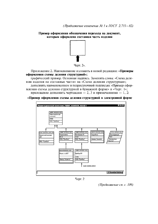 Изменение №1 к ГОСТ 2.711-82