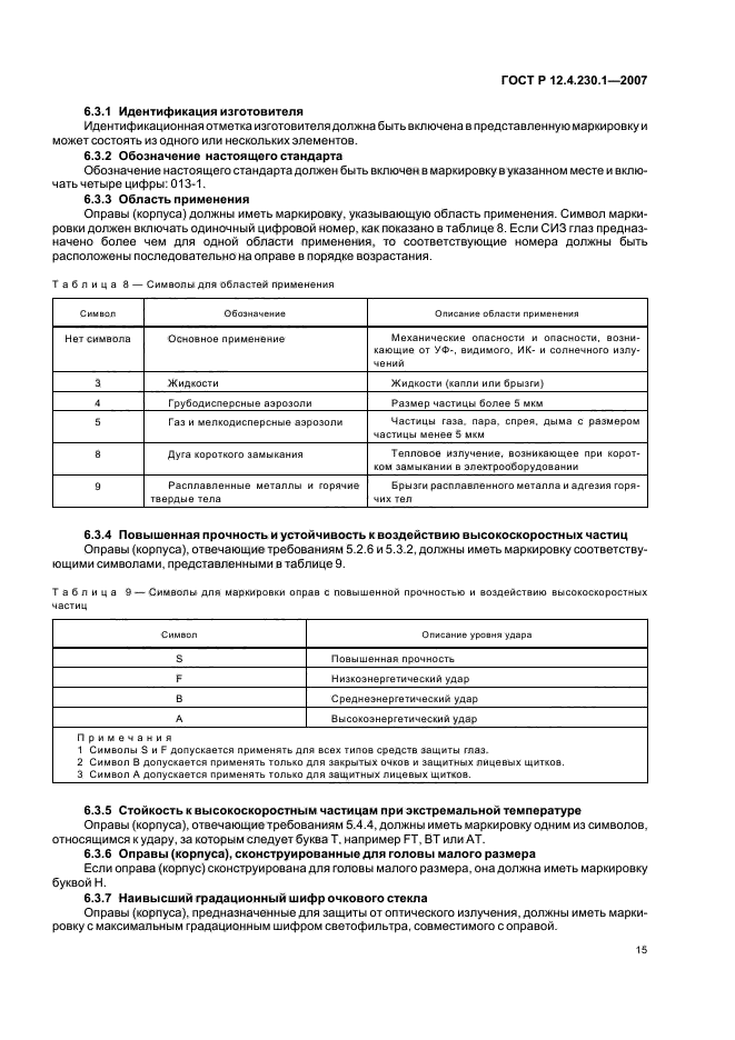 ГОСТ Р 12.4.230.1-2007