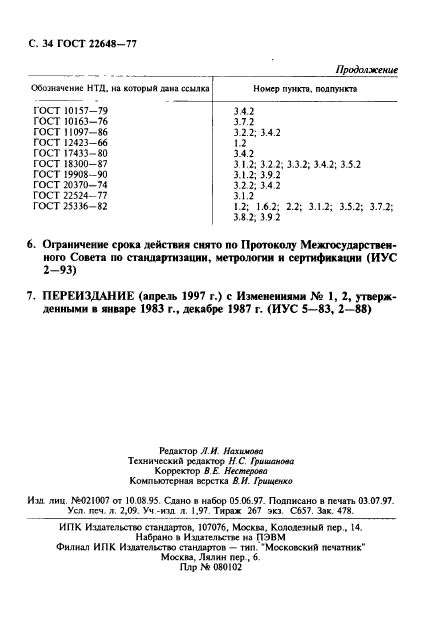 ГОСТ 22648-77