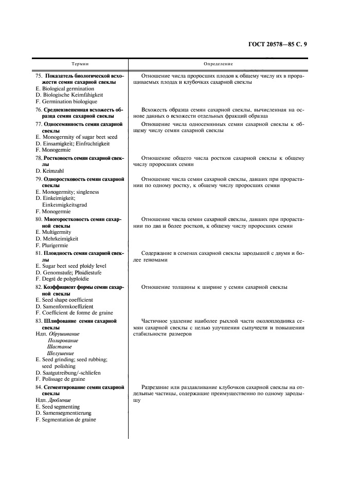 ГОСТ 20578-85