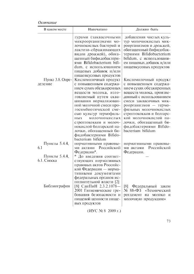Поправка к ГОСТ Р 52687-2006