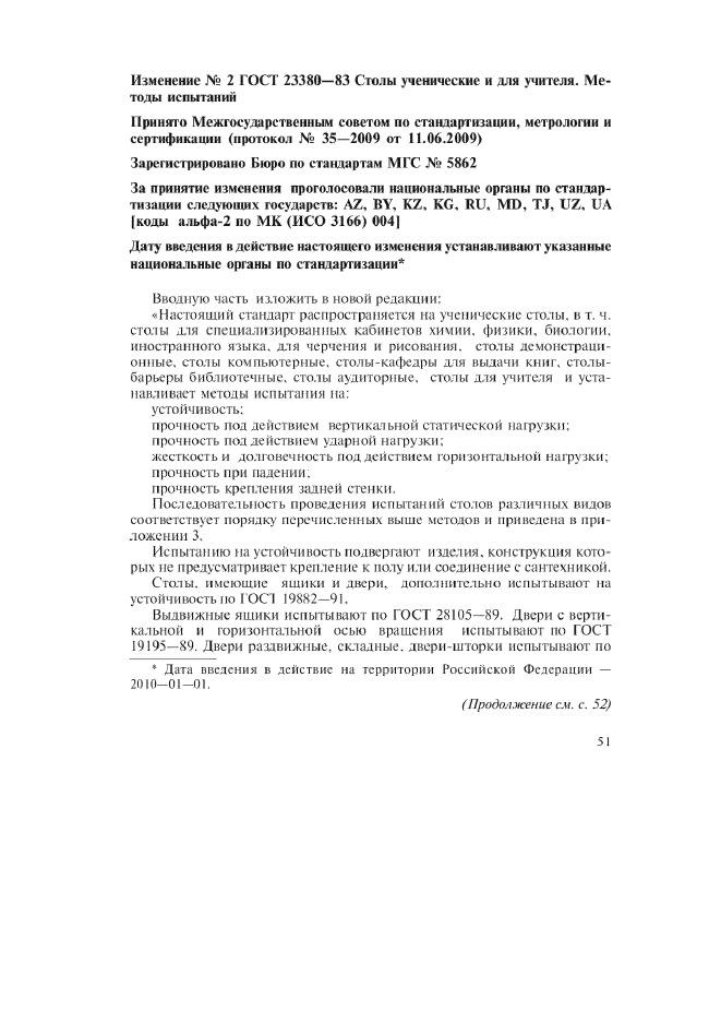 Изменение №2 к ГОСТ 23380-83