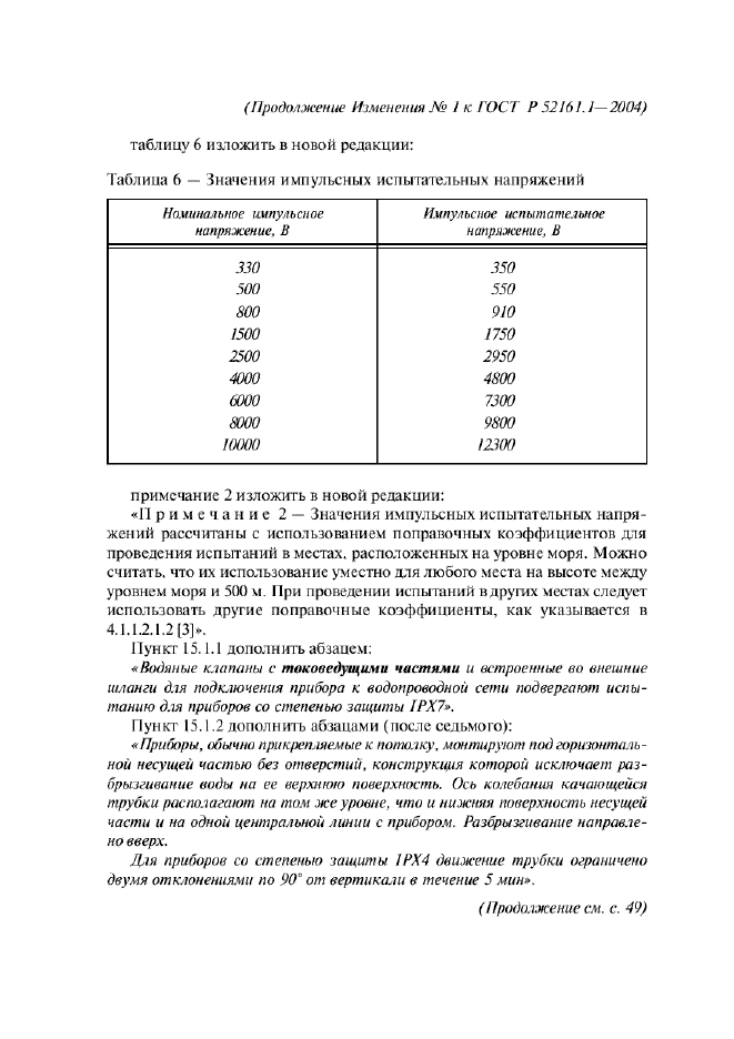 Изменение №1 к ГОСТ Р 52161.1-2004