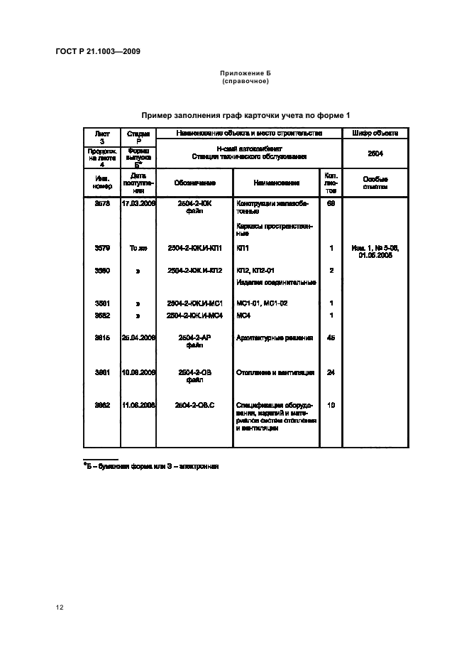 ГОСТ Р 21.1003-2009