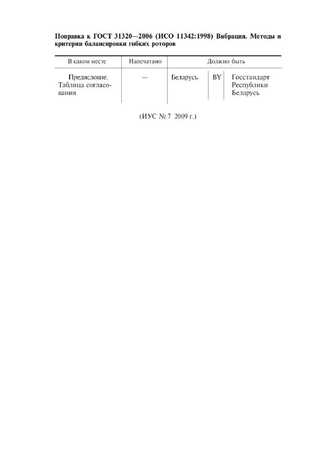 Поправка к ГОСТ 31320-2006