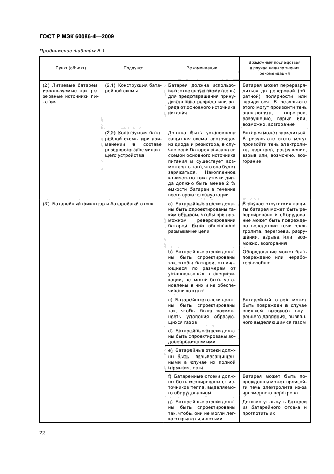 ГОСТ Р МЭК 60086-4-2009