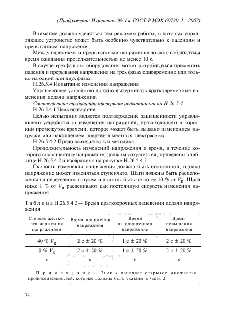 Изменение №1 к ГОСТ Р МЭК 60730-1-2002