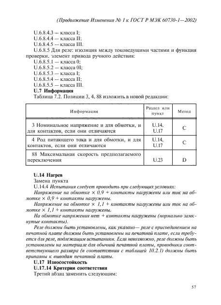 Изменение №1 к ГОСТ Р МЭК 60730-1-2002