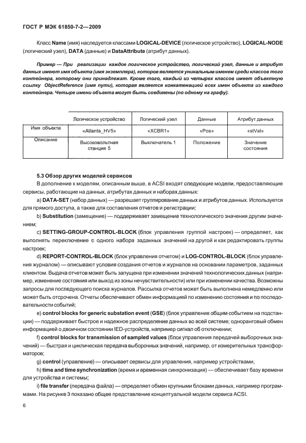 ГОСТ Р МЭК 61850-7-2-2009