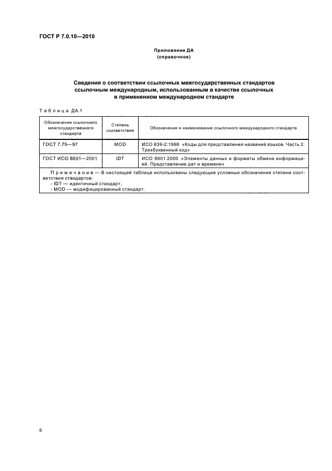 ГОСТ Р 7.0.10-2010