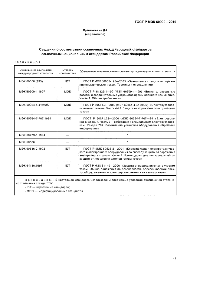 ГОСТ Р МЭК 60990-2010