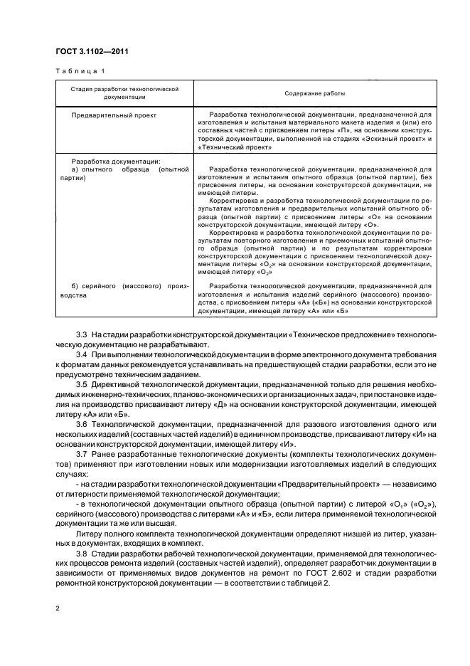 ГОСТ 3.1102-2011