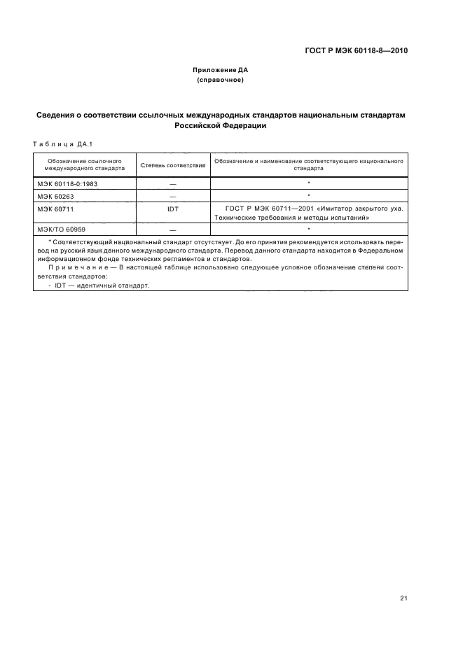 ГОСТ Р МЭК 60118-8-2010