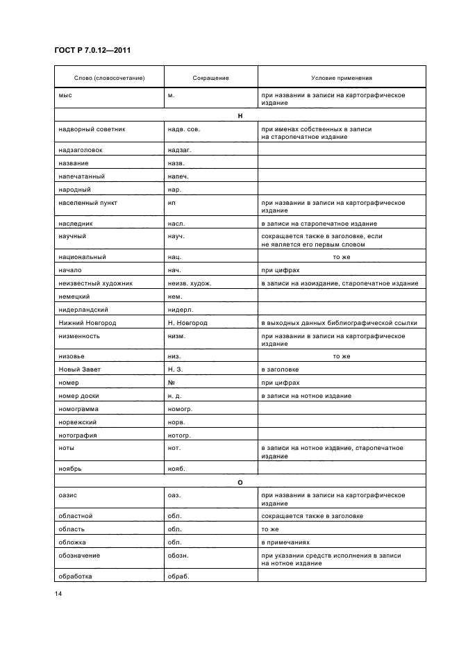 ГОСТ Р 7.0.12-2011