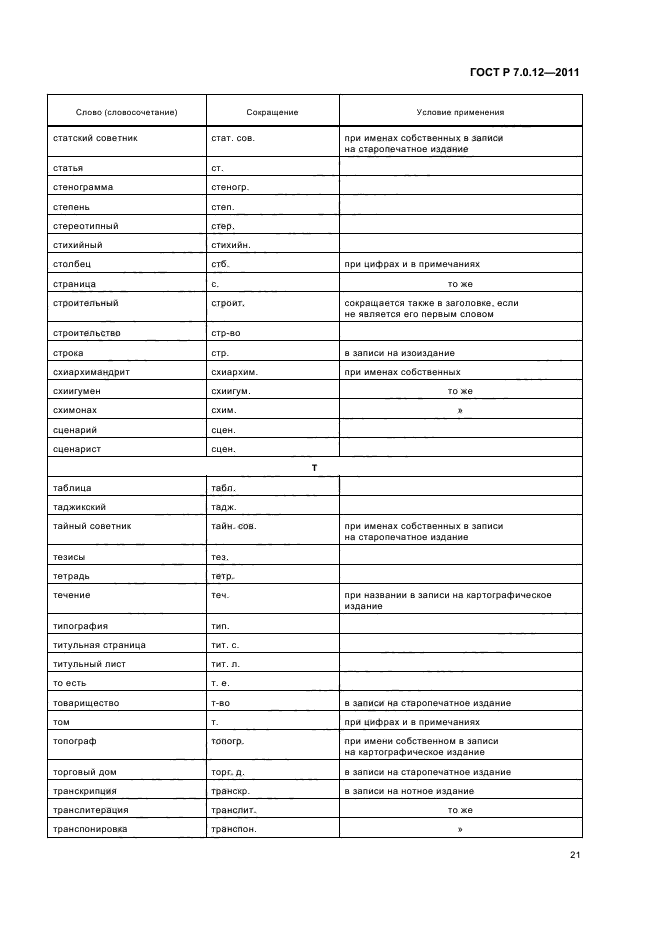 ГОСТ Р 7.0.12-2011