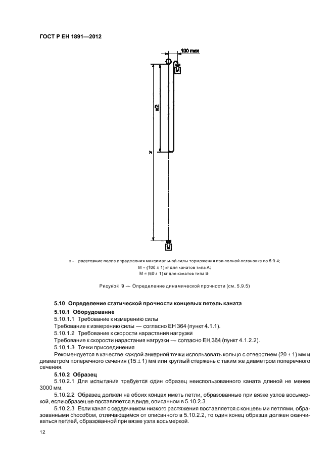 ГОСТ Р ЕН 1891-2012