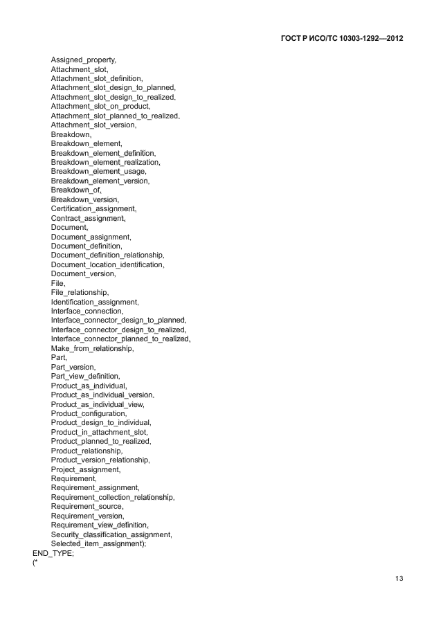 ГОСТ Р ИСО/ТС 10303-1292-2012