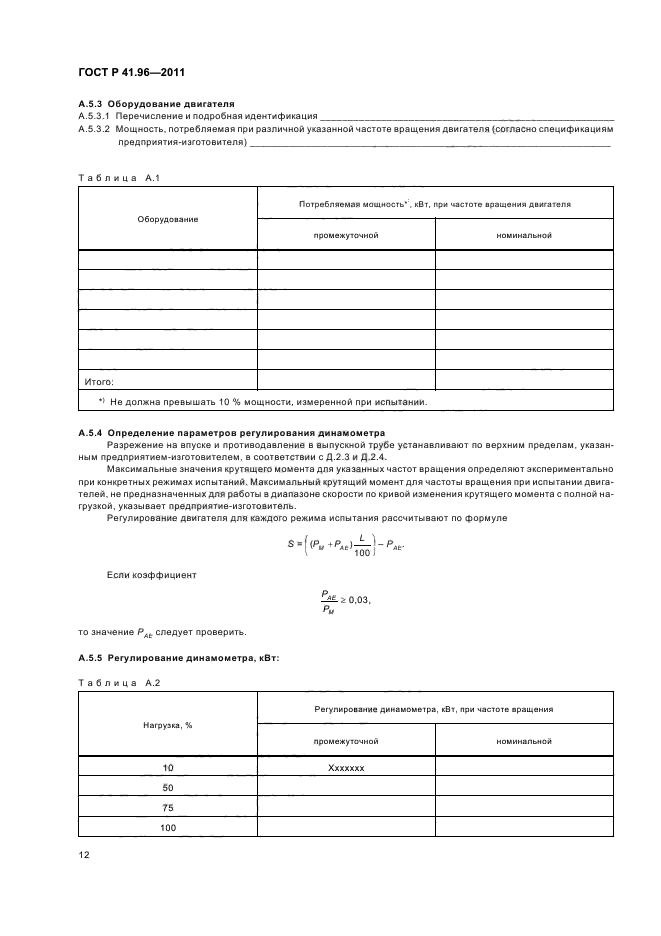 ГОСТ Р 41.96-2011