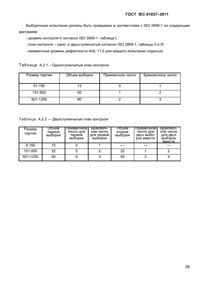 ГОСТ IEC 61037-2011