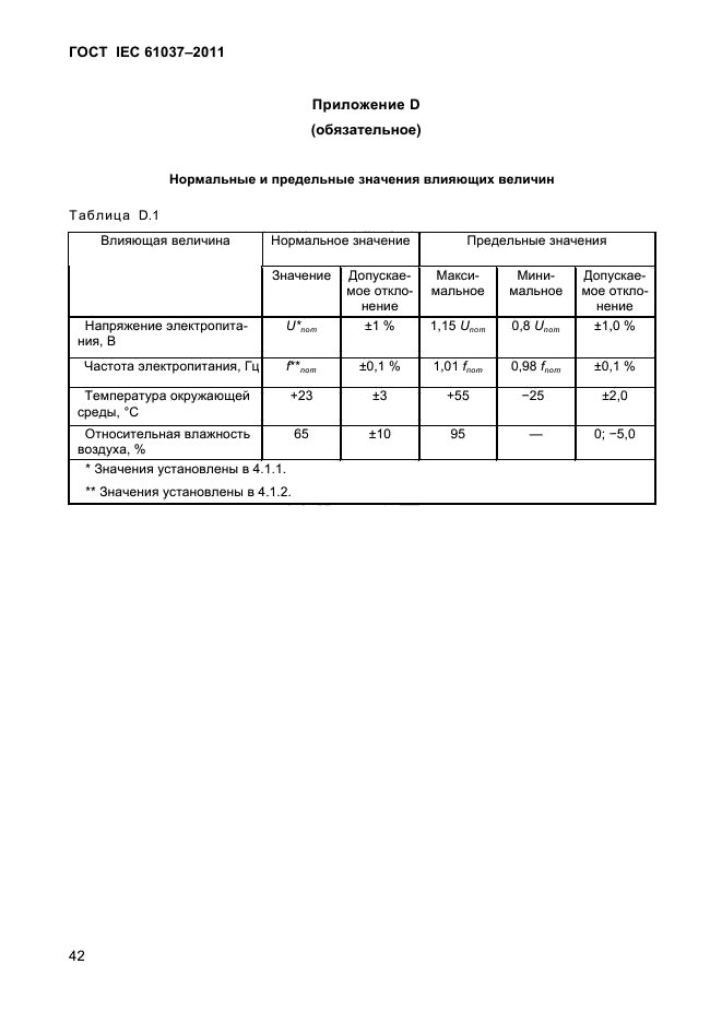 ГОСТ IEC 61037-2011