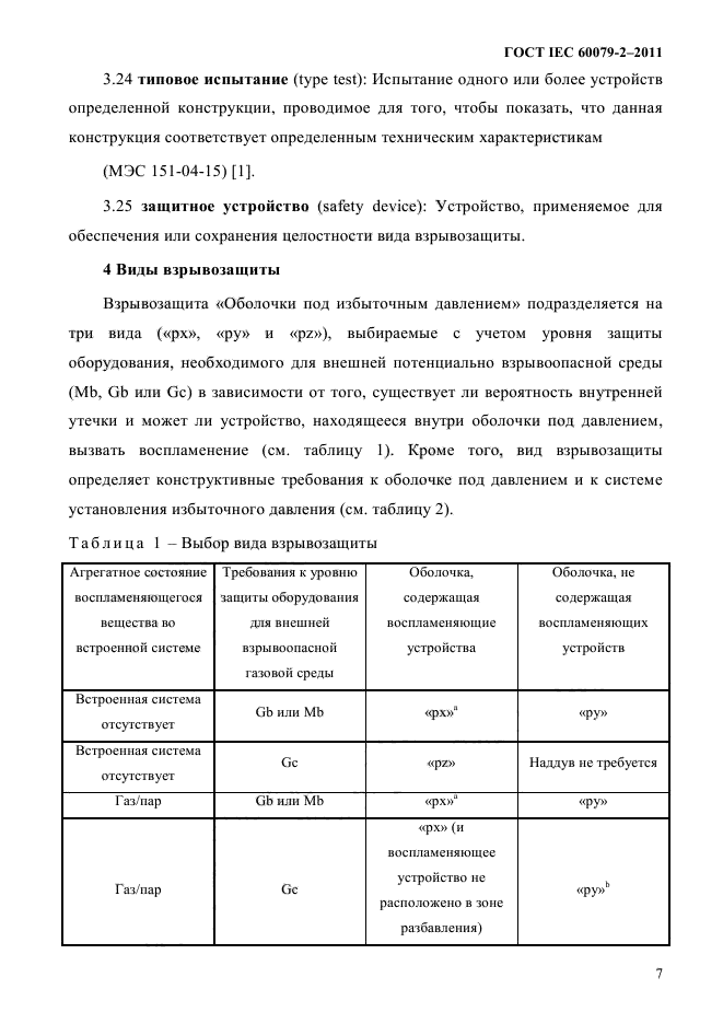 ГОСТ IEC 60079-2-2011