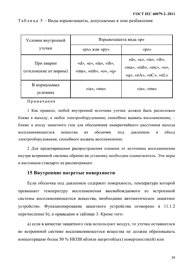 ГОСТ IEC 60079-2-2011