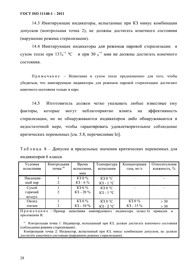 ГОСТ ISO 11140-1-2011