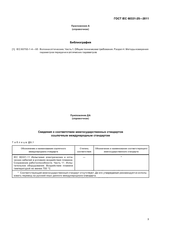 ГОСТ IEC 60331-25-2011