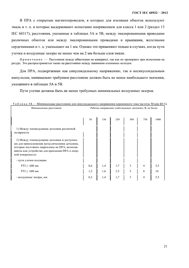 ГОСТ IEC 60922-2012
