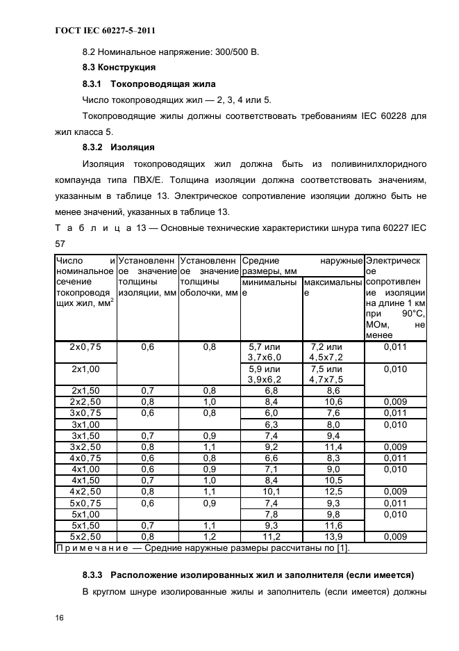 ГОСТ IEC 60227-5-2011