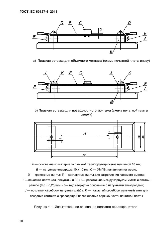 ГОСТ IEC 60127-4-2011