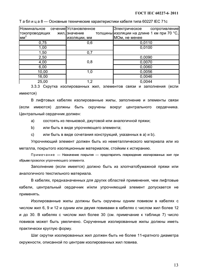 ГОСТ IEC 60227-6-2011