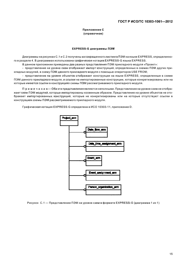 ГОСТ Р ИСО/ТС 10303-1061-2012