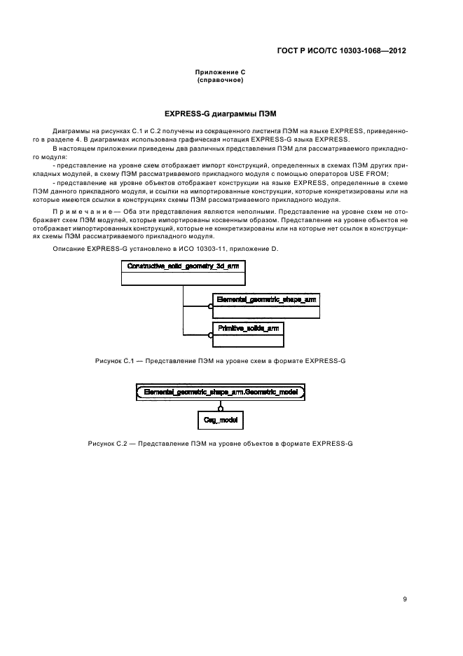 ГОСТ Р ИСО/ТС 10303-1068-2012