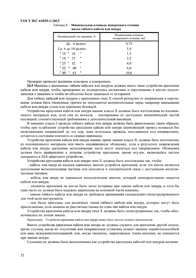 ГОСТ IEC 61029-1-2012