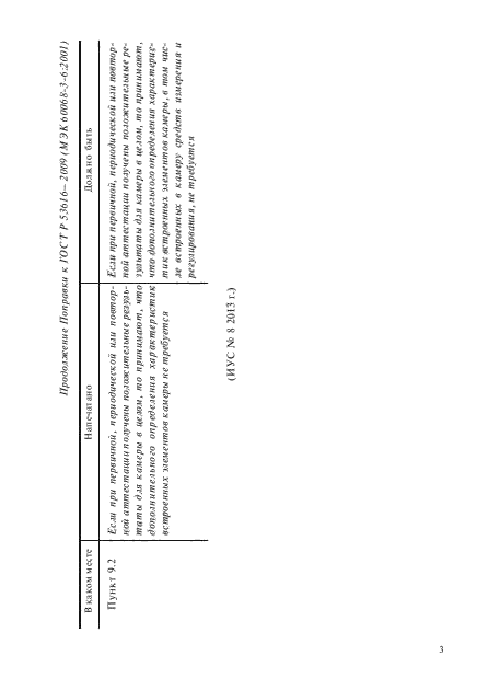 Поправка к ГОСТ Р 53616-2009