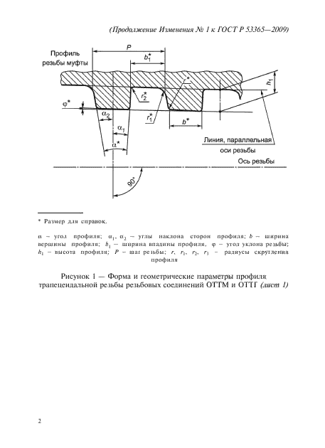 Изменение №1 к ГОСТ Р 53365-2009