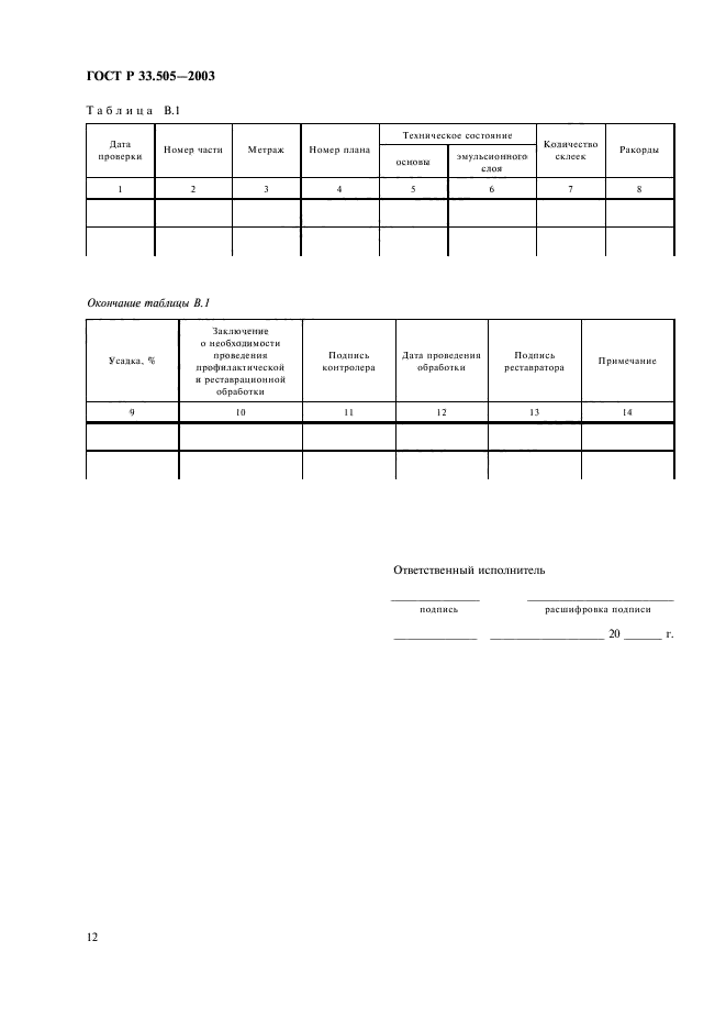 ГОСТ Р 33.505-2003