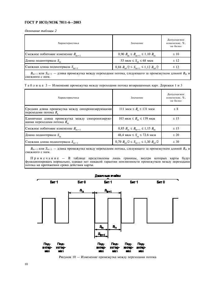 ГОСТ Р ИСО/МЭК 7811-6-2003