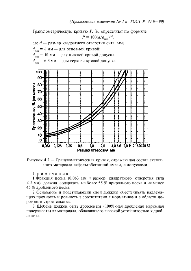 Изменение №1 к ГОСТ Р 41.9-99