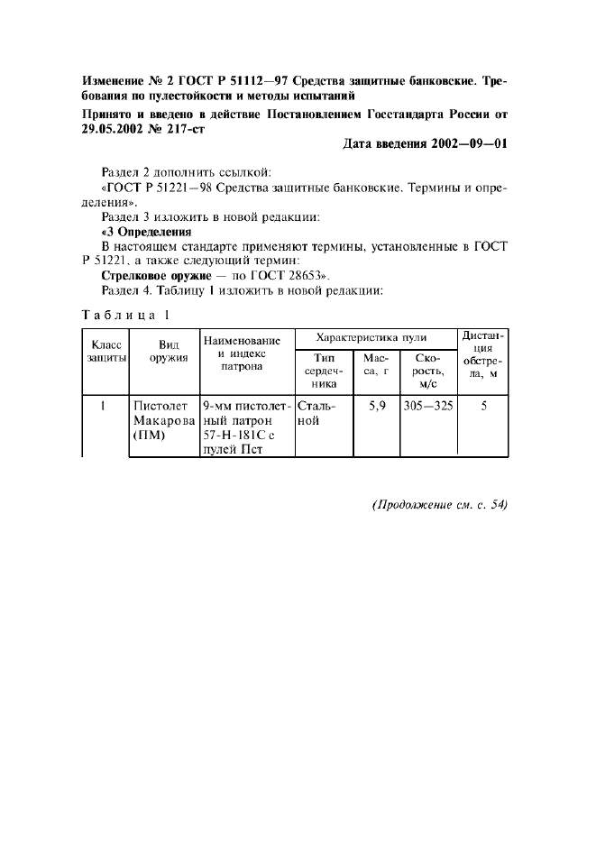 Изменение №2 к ГОСТ Р 51112-97