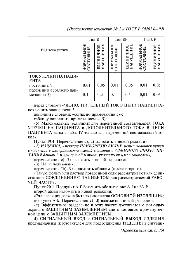 Изменение №2 к ГОСТ Р 50267.0-92