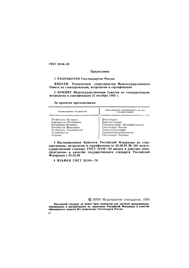 ГОСТ 22186-93